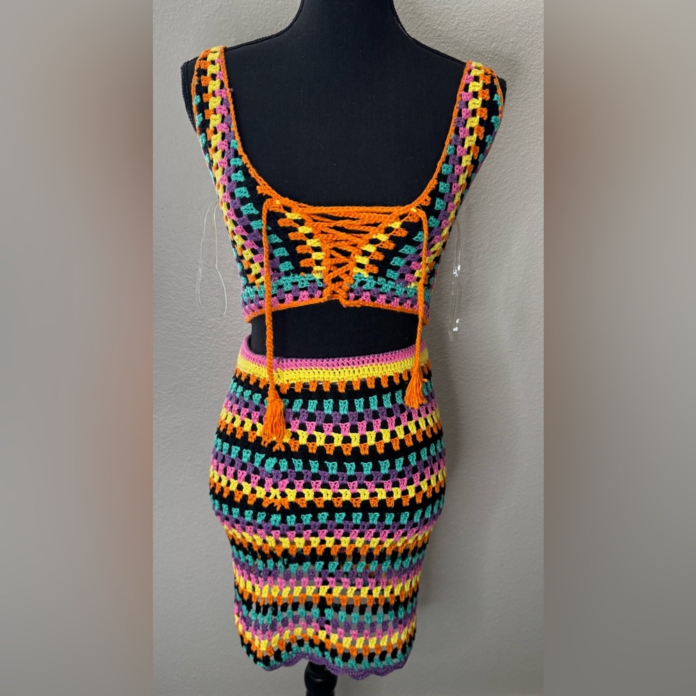 Colorful cover up set